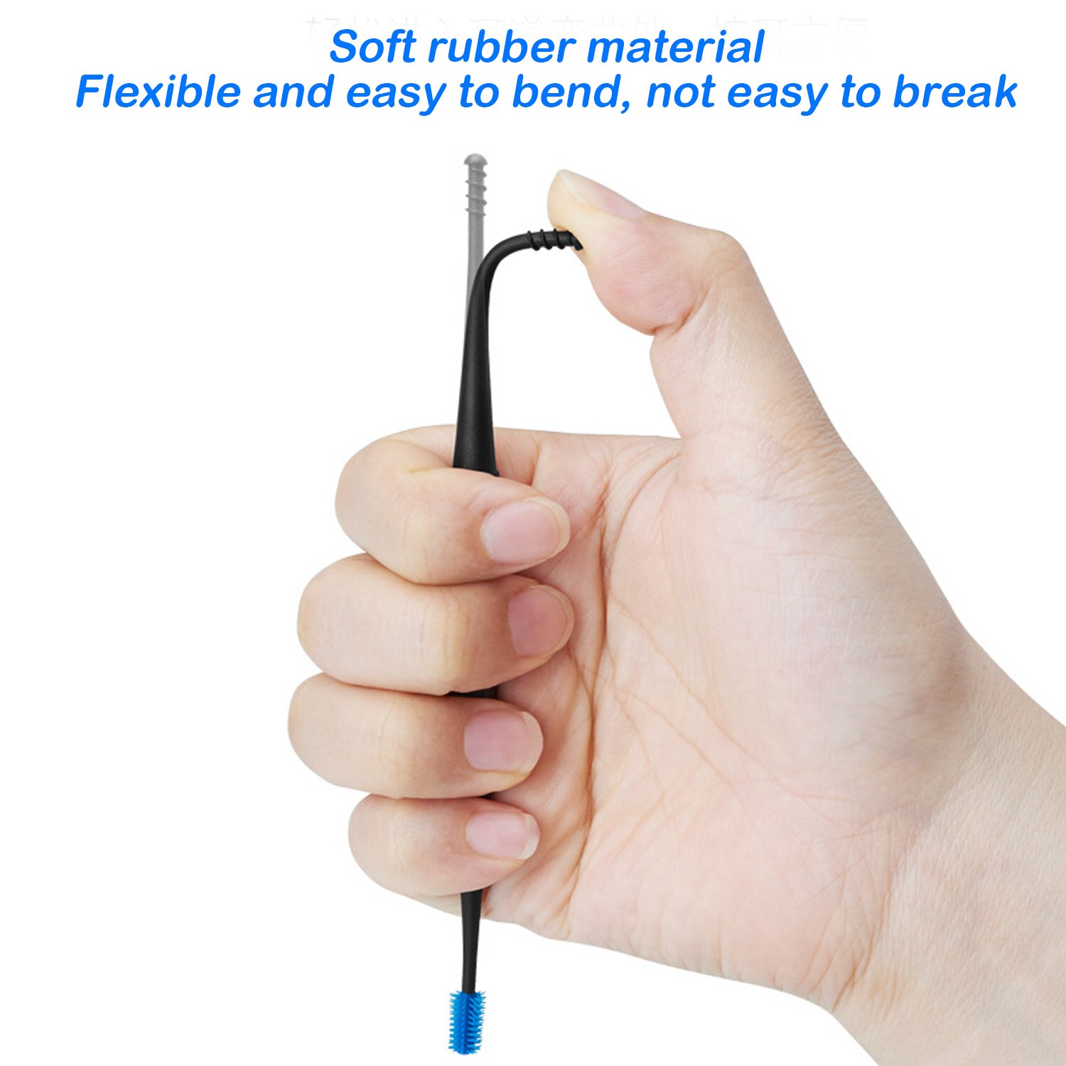 Limpiador de orejas de silicona suave reutilizable para niños y adultos, limpieza de orejas giratoria en espiral, removedor de cera de oídos, herramientas de Color aleatorio, 2 uds.
