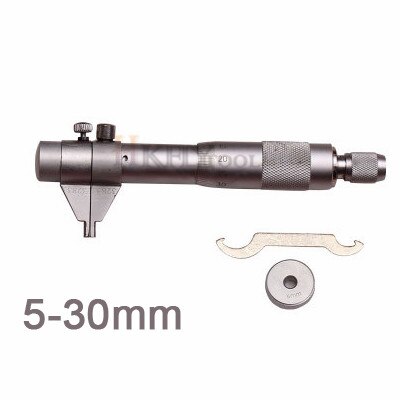 Insida mikrometer mått vernier mätverktyg mätverktyg metrisk linjal 0.01mm 5-30mm 25-50-75-100-125-150-175-200mm: 5-30mm