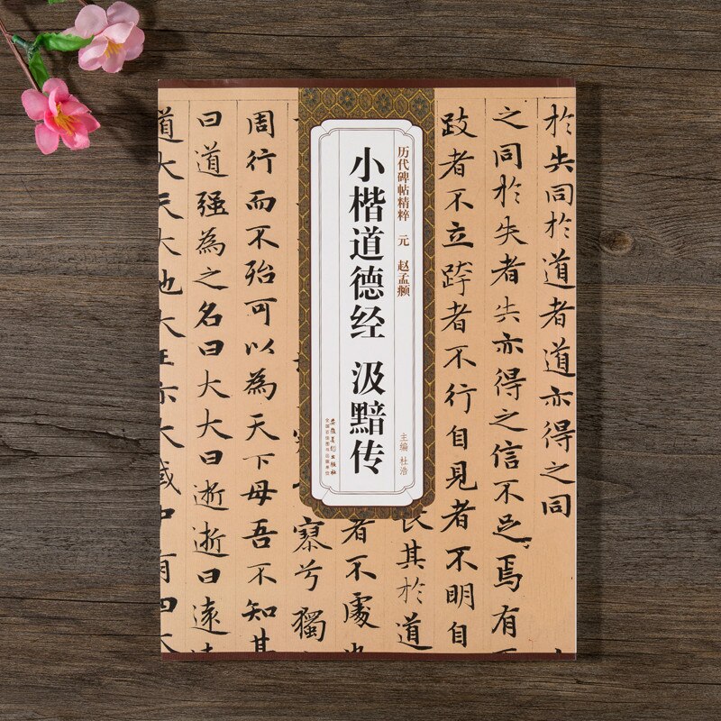 Tao Te Ching Schriften Zhao Mengfu Klein Normaal Script Borstel Kalligrafie Schrift Ouyang Xun Running Script Kalligrafie Boek: RED