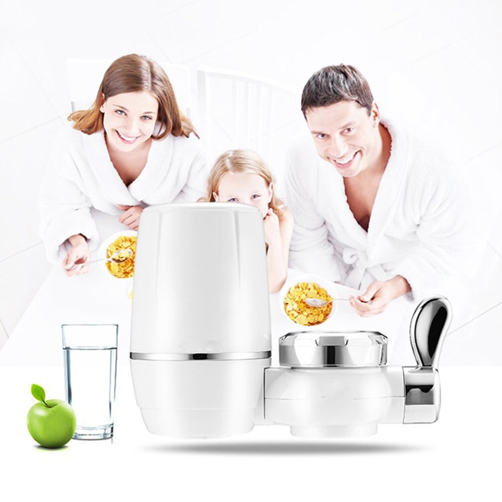 010 Universal Kitchen Water Filter Faucet Healthy Ceramic Cartridge Tap Purifier Cleanable With Switch Home Water Purifier