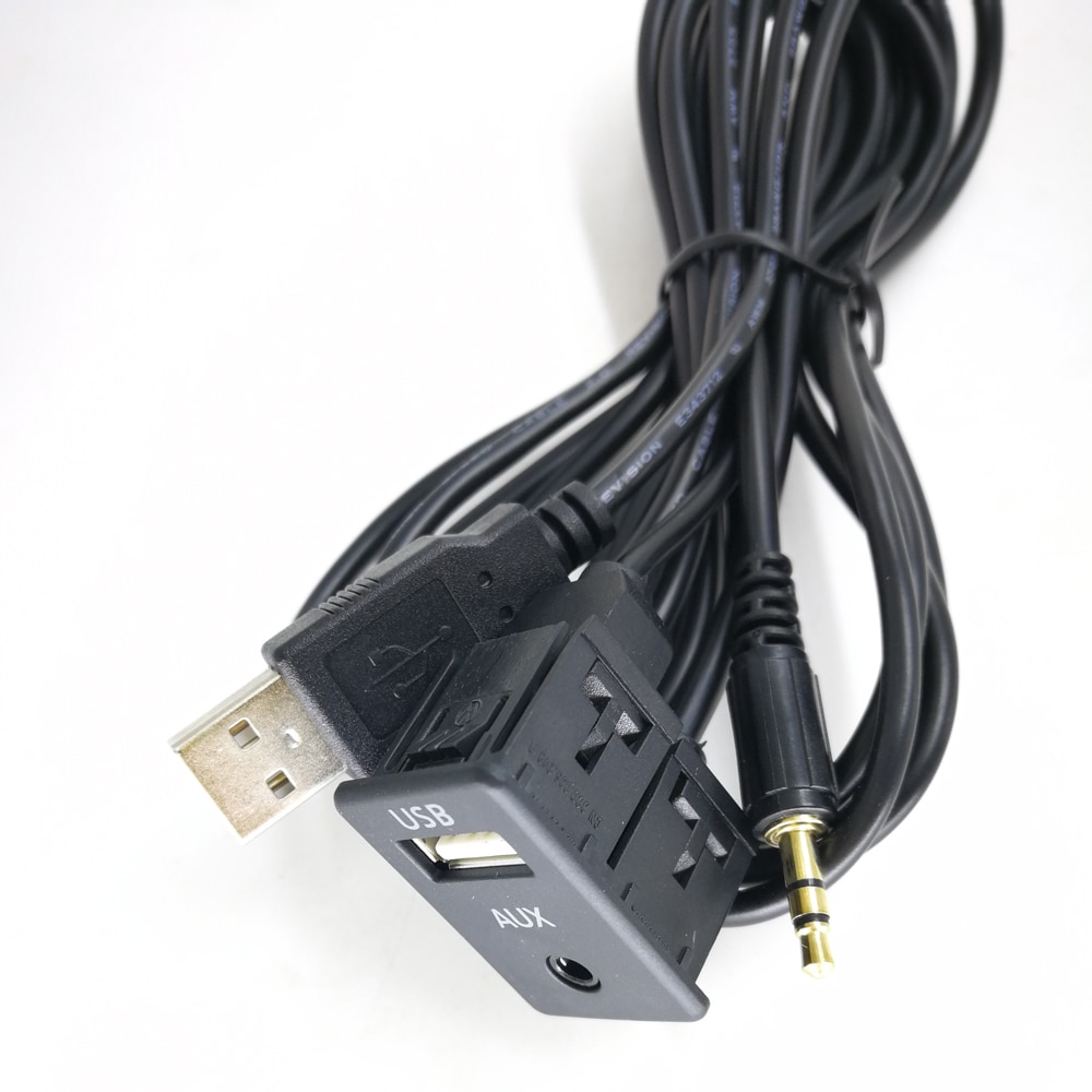 Biurlink-adaptateur USB AUX AUX, 100CM, accessoire pour voiture Fiat Grande Punto