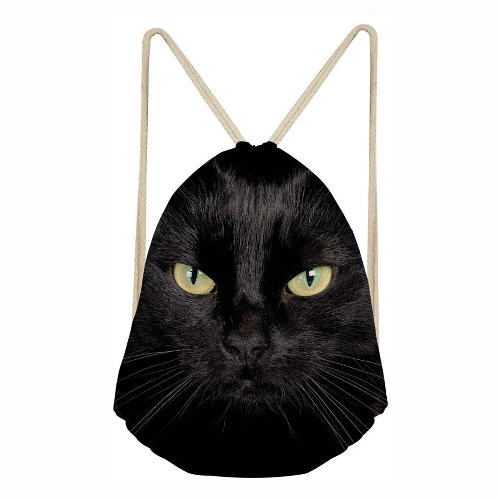 Dessiner chaîne sac cordon sac à dos sacs sport Cinch sac chaîne sac à dos sacs de rangement pour salle de sport voyage Cool loup 3D imprimé: 4137Z3