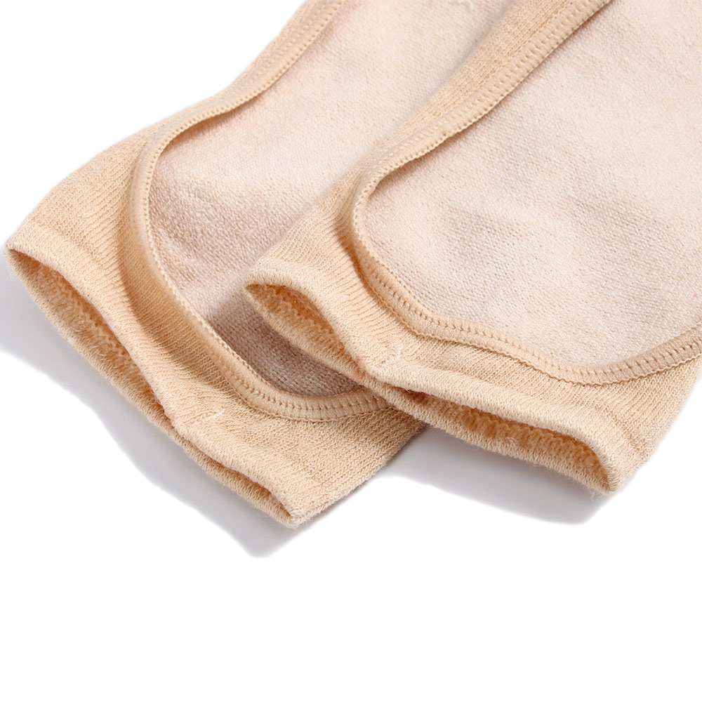 Summer Open Toe Socks 1 Pair Women Cotton Antiskid Invisible Liner No Show Peds Low Cut Socks For High Heel