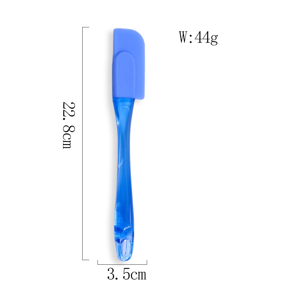 Long Handle Cake Cream Butter Silicone Spatula Mixing Batter Scraper Baking Pastry Tools Set Bakeware Kitchen Accessories: S