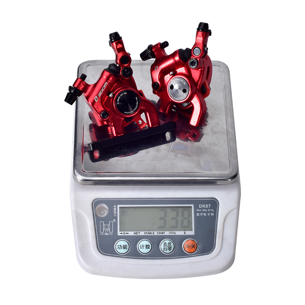 ZOOM Road Bike Hydraulic Disc Brake Calipers HB105 Mechanical Hydraulic Line Pulling Disc Brake for Flat-Mount Road 160mm Rotor