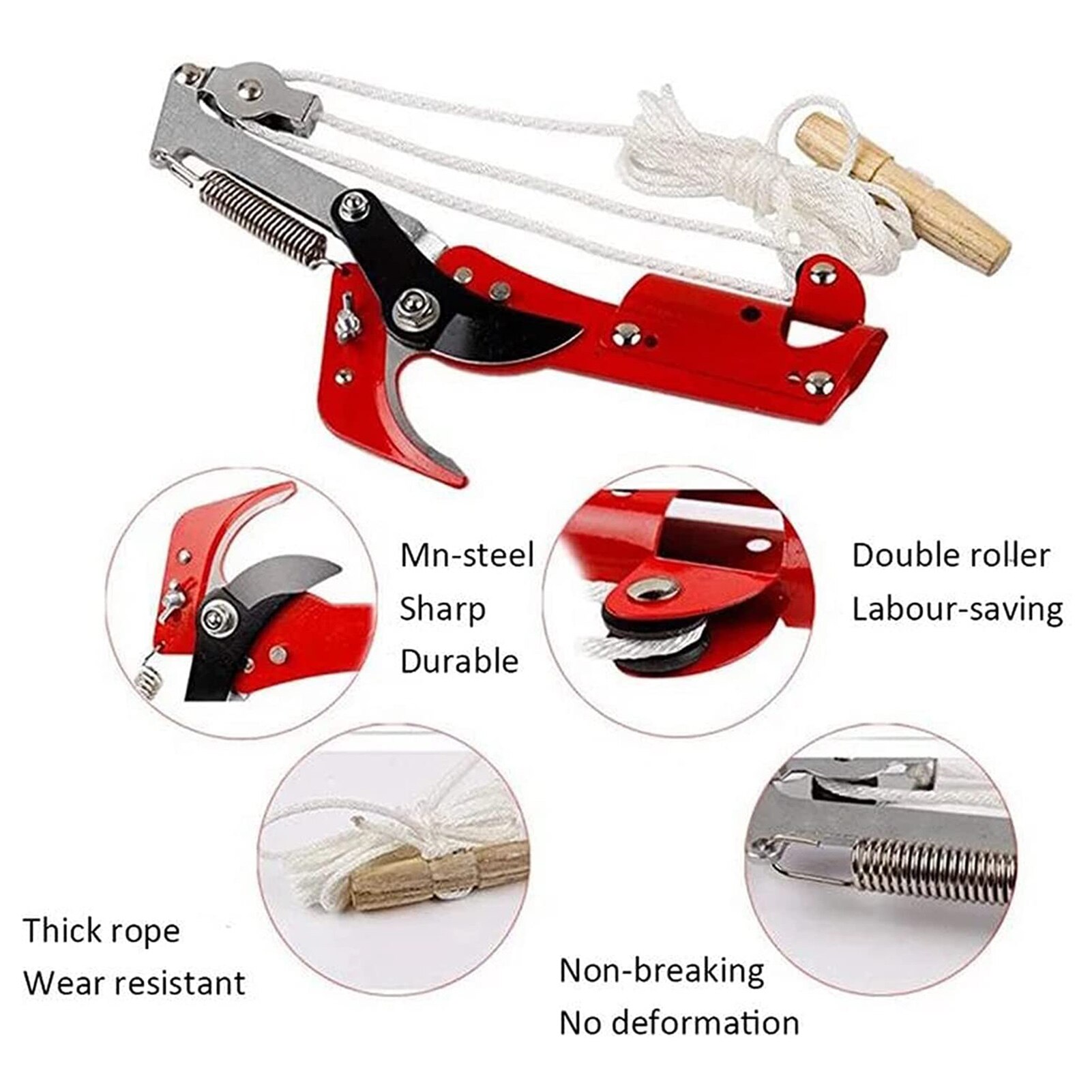 Tree Pruner Saw Extendable Long Distance Pole Pruning Shears Wood Folding Saw Outdoor For Camping Grafting Pruner