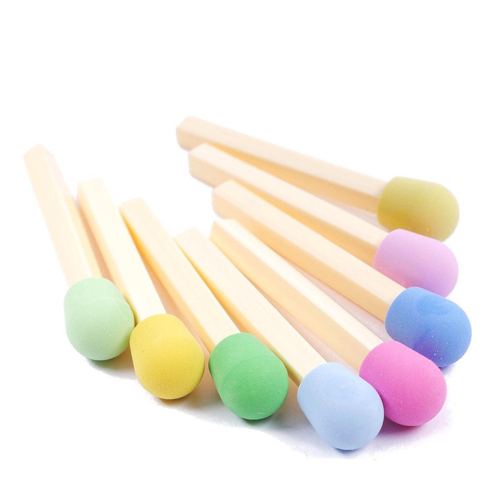 1 doos van Wedstrijden Vormige Gum Kleurrijke voor Kinderen Studenten School