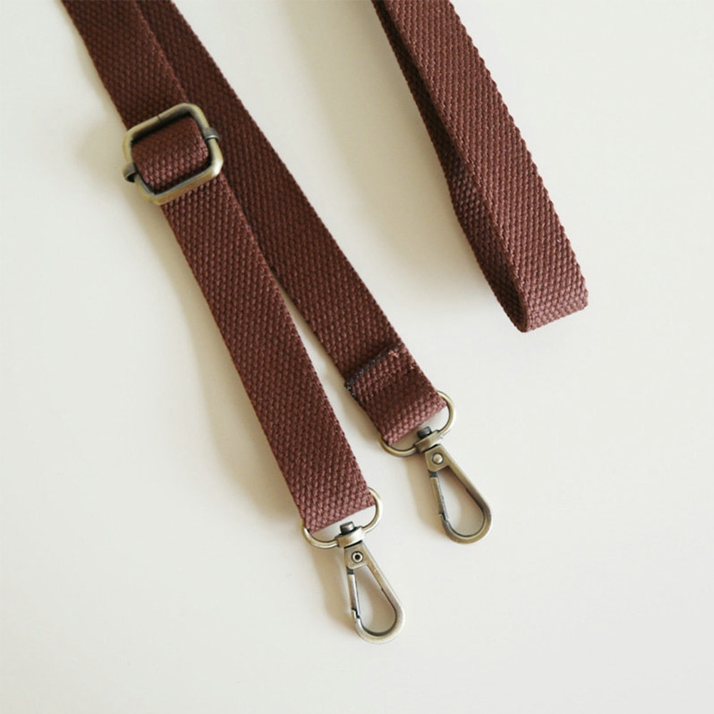 Klämma på handväv handväska rem axeljusterbar crossbody bälte byte