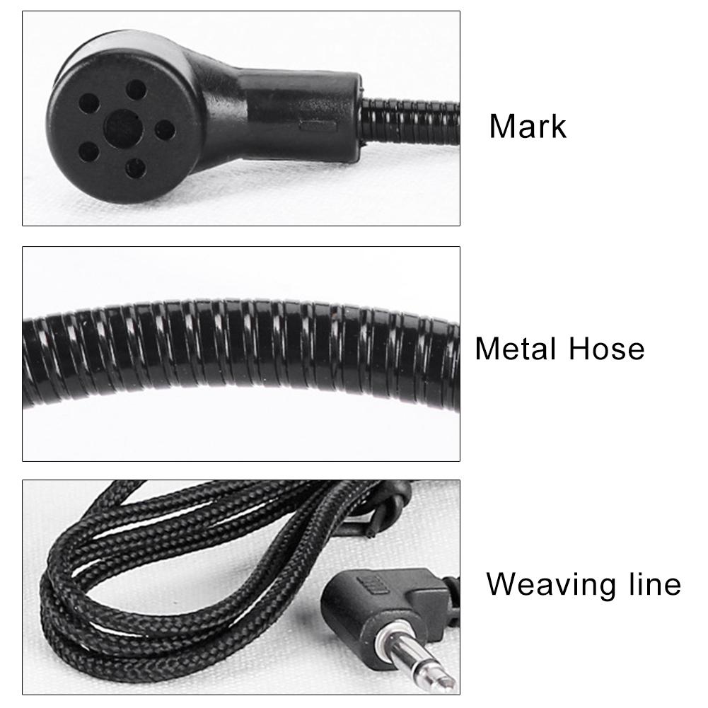 Wired Gaming Earphone Headphone With Microphone 3.5mm Headset For PC Computer Laptop School Meeting