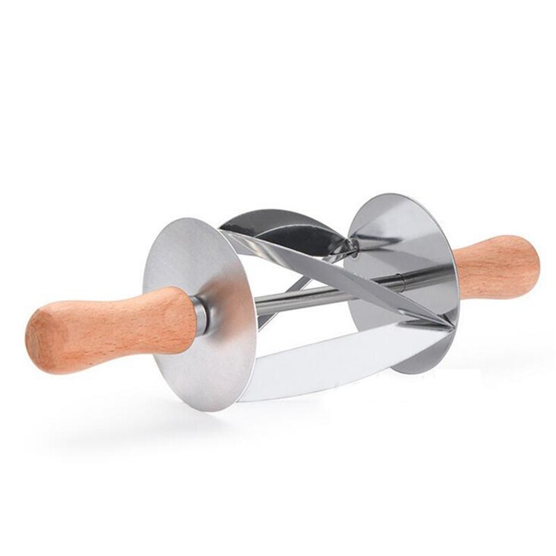 Rolling Cutter Kitchen Baking Making Croissant Cake Decorating Tools Stainless Steel Croissant Bread Wheel Dough Pastry Knife: Default Title