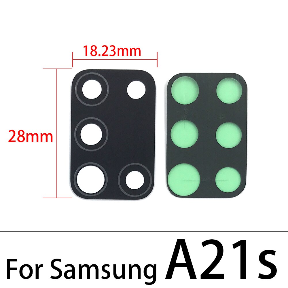 2pcs/lot Camera Glass Lens Back Rear Camera Glass Lens with Glue For Samsung S8 S9 Plus S10e S10 5G S20 Ultra Note 8 9 10 Lite: S8