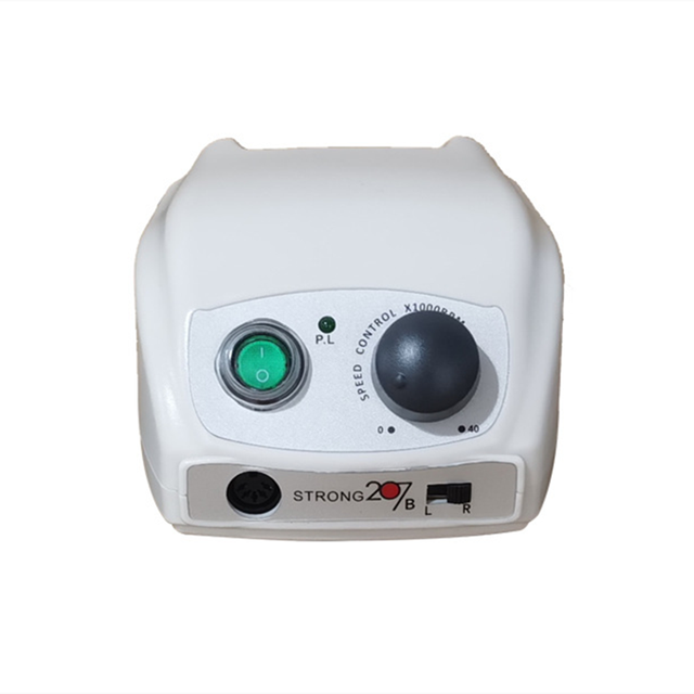 Strong 210 Marathon Power Control Box For Micromotor Handpiece 65W Manicure Pedicure machine Electric Nail Drill Pedal Equipment: strong 207B grey / EU