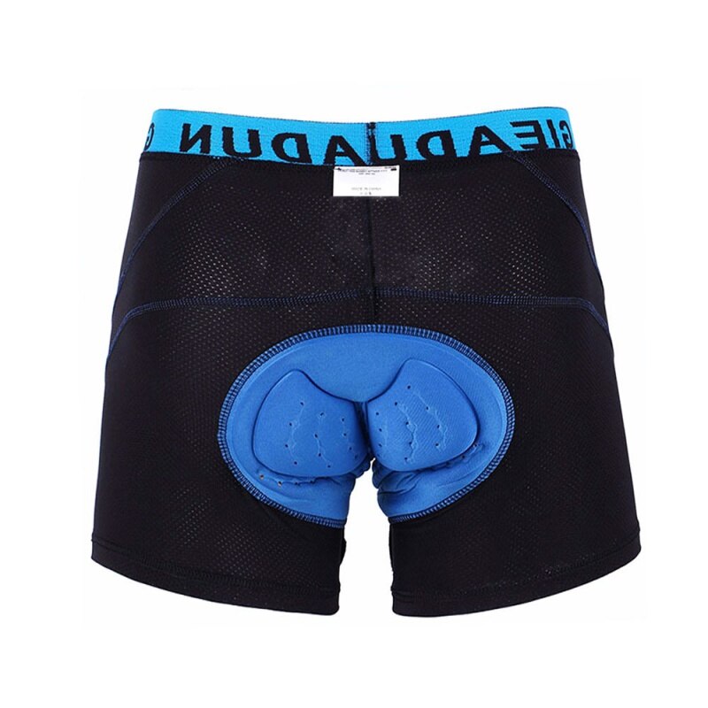 Cykelshorts mtb cyklar shorts underkläder stötsäker svamp 3d vadderade cykel korta byxor kompressionstights unisex: L / L