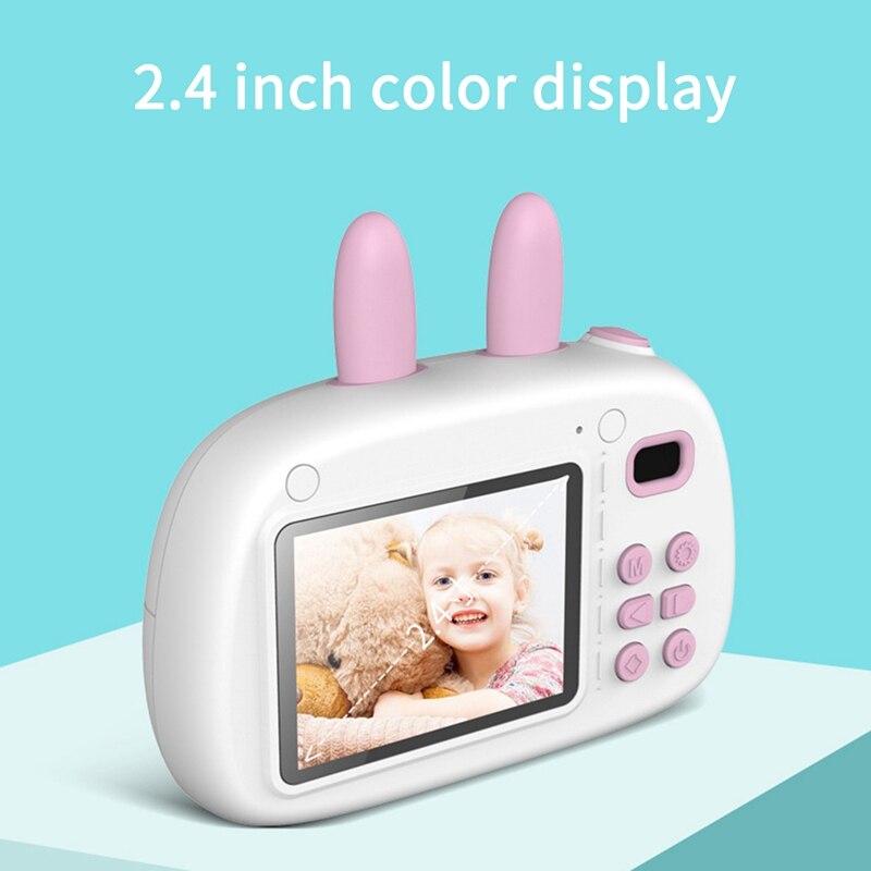 Children Mini Camera 2.4Inch Screen Display Front Rear Dual Cameras Kids Camera Digital Video Photo Camera Child Best