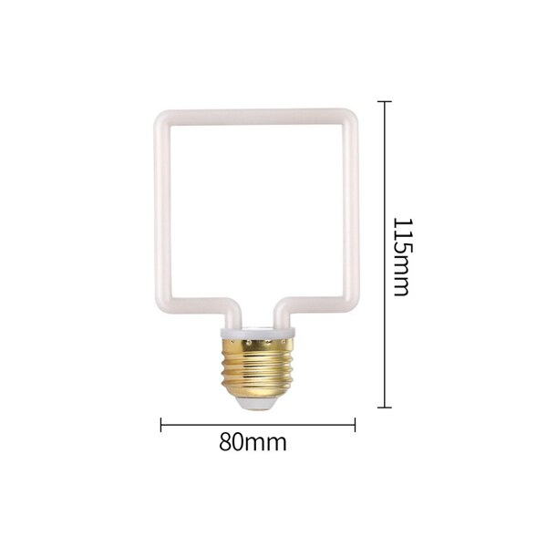 Ampoule rétro LED Edison 220V 230V E27 LED, lumière à Filament doux, lampe de maison, Ampoule à incandescence, décoration d'éclairage de: H / Milky Cover