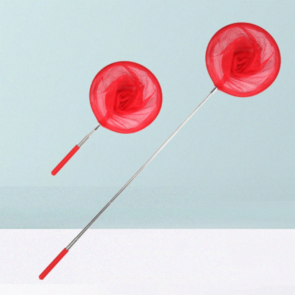 Retractable Butterfly Net Set Insect Catching Net for Catching Insects And Small Fish Caterpillars Ladybug Vets Outdoor Tools: Red