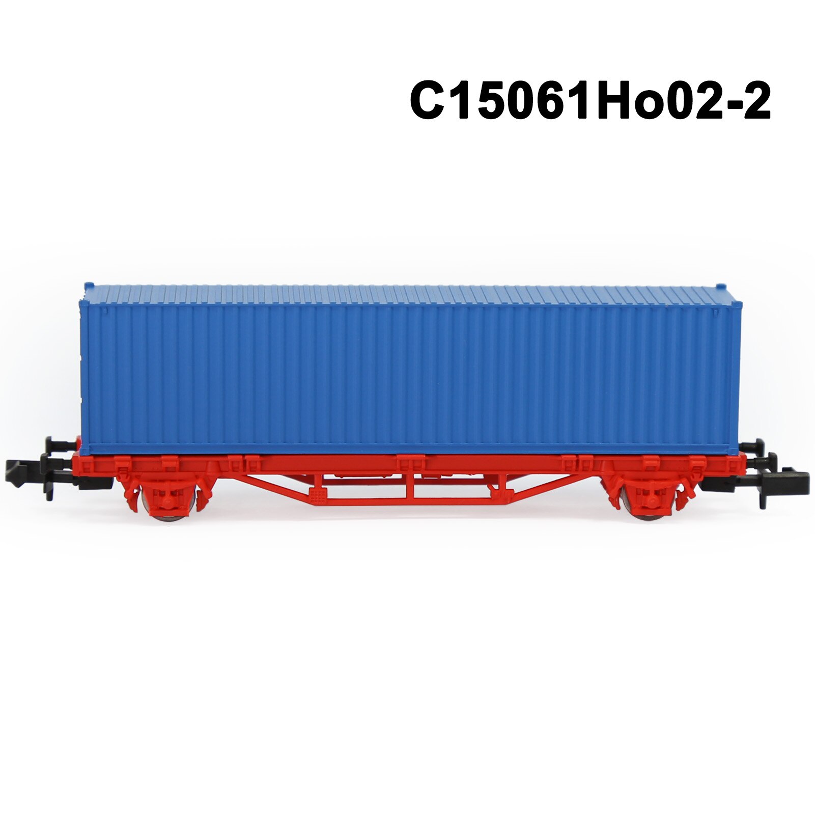 1 Set N Scale 1:160 Flat Car with 40' 20' Container Model Railway Wagons Freight Car C15061: C15061Ho02-2