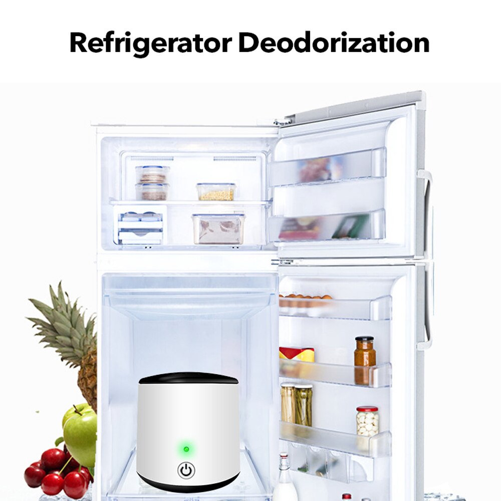 Luftsterilisator kylskåp garderob skoskåp bil ozonsterilisering desinfektion luktborttagare luftrenare