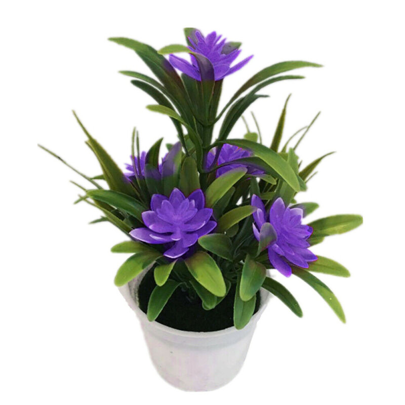 Künstliche Pflanze Lilie Blume Topfpflanzen Zuhause Hochzeit Wohnzimmer Tisch Einkaufen Dekor Künstliche Wasserpflanzen Bonsai Kunststoff