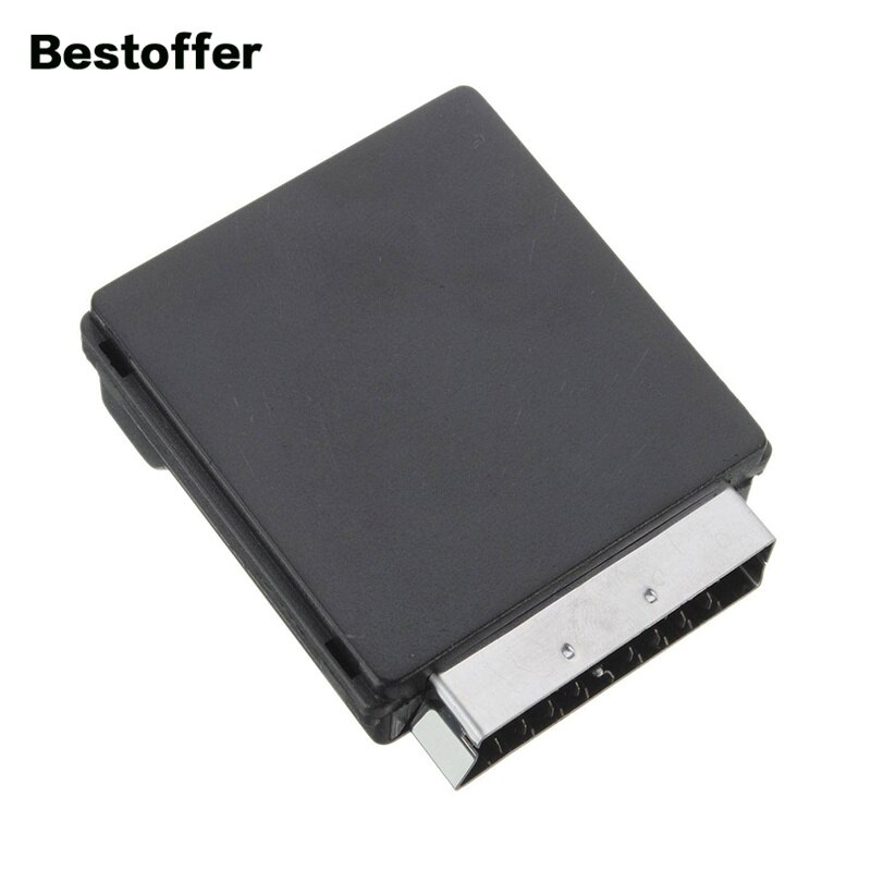 Schakelbare Socket Scart 21PIN Male Naar Scart Vrouwelijke Met S-Video (Svhs) &amp; 3 Rca Composiet Video Links + Rechts Audio