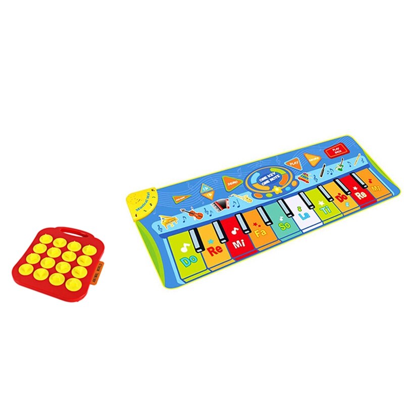 2 Stuks Speelgoed Accessoires: 1 Pcs Ouder Kind Link Up Schaken Speelgoed & 1 Pcs Dance Tapijt Met 8 Instrumenten 130X48 Cm: Default Title