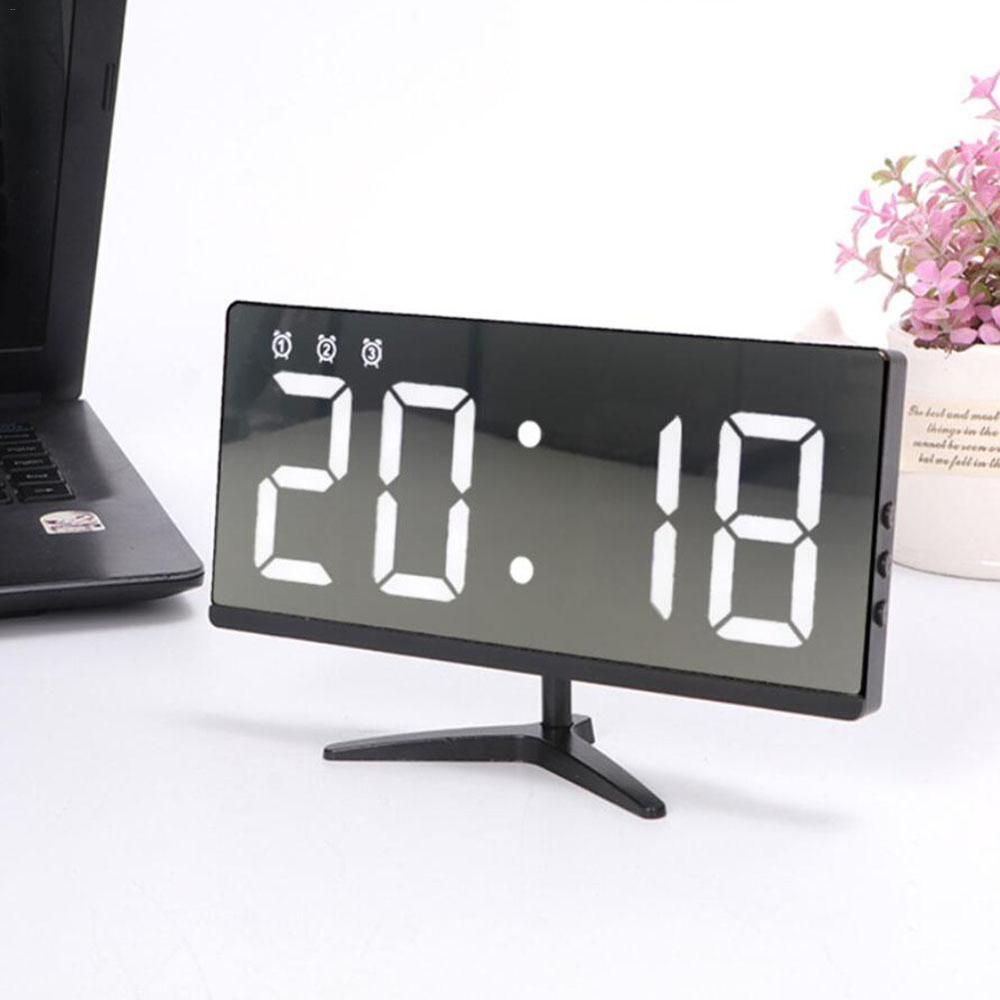 Latest Digital Alarm Clock Dimmable Screen Digital Clock 3 Brightness With Date And Temperaturefor Display For Kids Bedroom