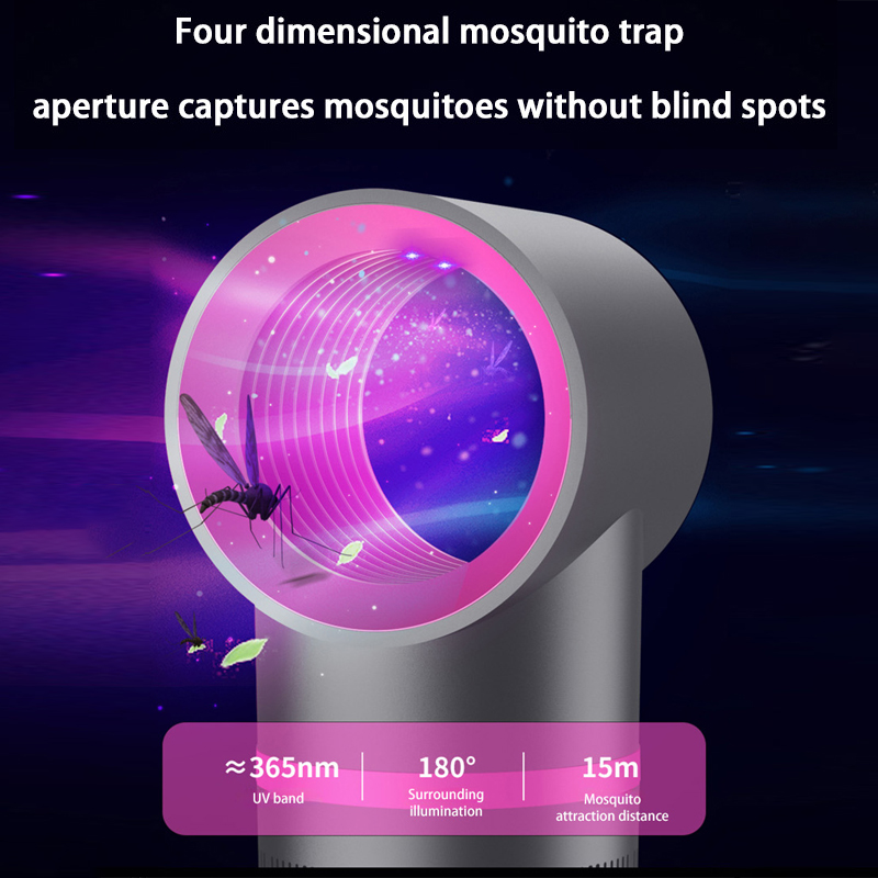 Muggen Killer Lamp Elektrische Fly Trap Insectkiller USB Aangesloten Lamp Outdoor Draagbare Mute Anti Muggen Lamp Insect