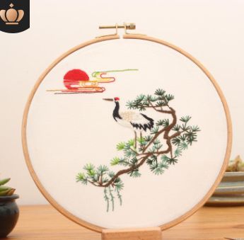 Wall Decoration Handmade Cloth Arts Crafts Cloth Threads Tools Embroidery Kit Cross Stitch DIY Starter Suits: A