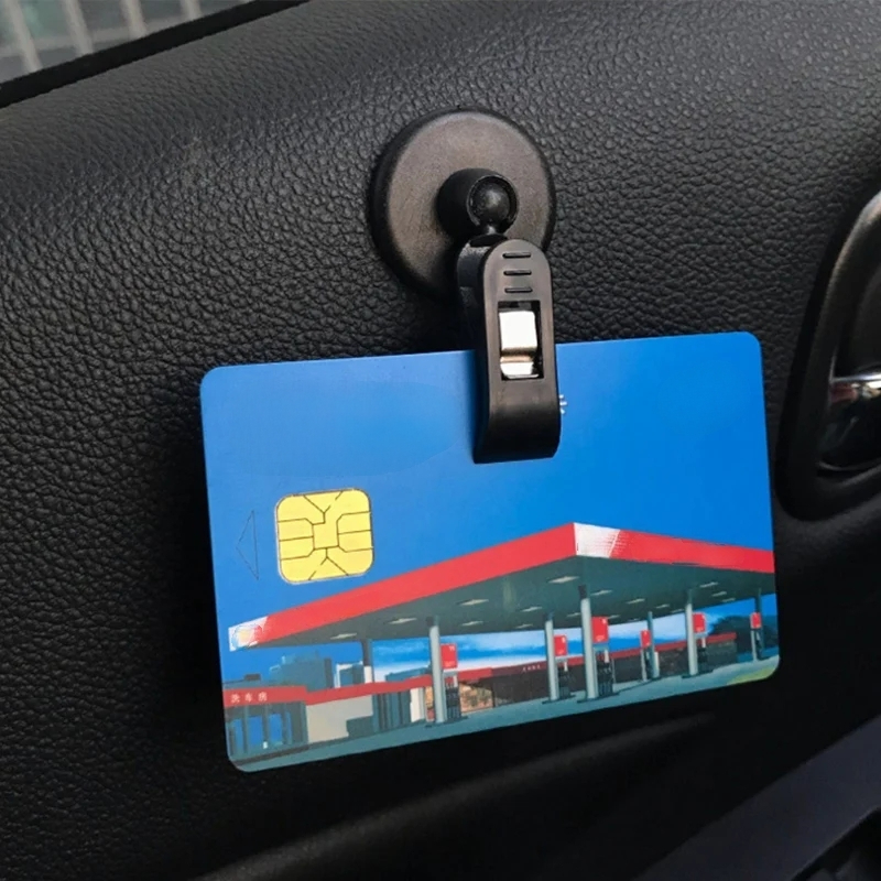 1 paar auto-interieur raam clip mount zwarte zuignap clip plastic sucker verwijderbare houder voor zonnescherm gordijn handdoek ticket