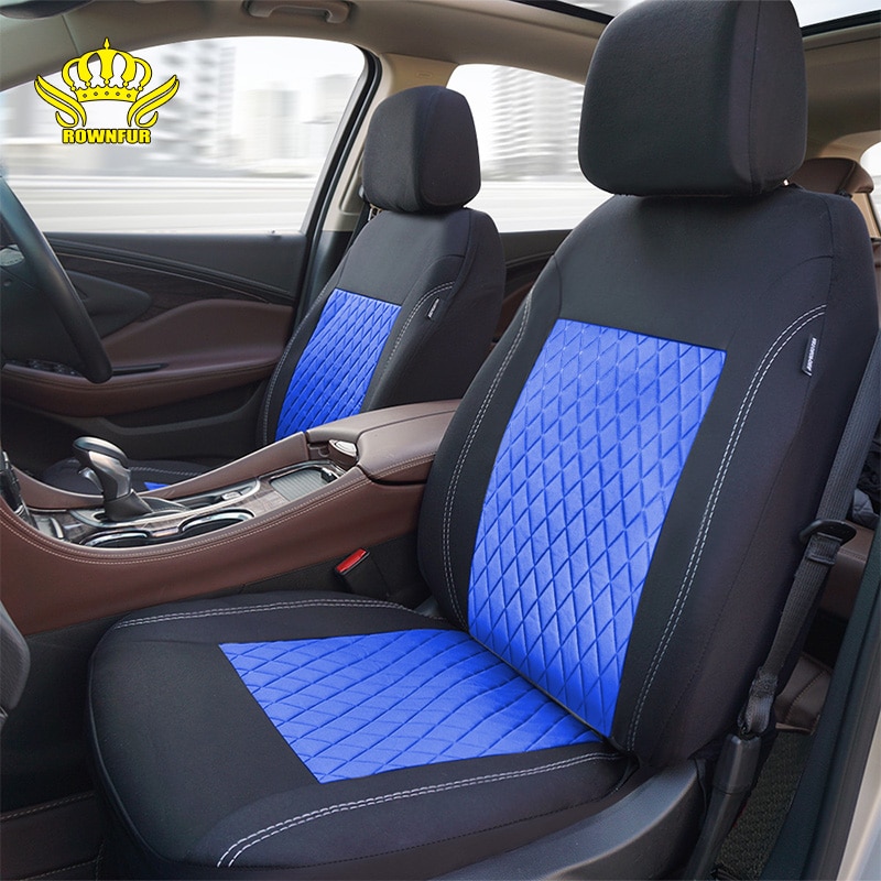 Rownfur Polyester Auto Bekleding Universele Fit Meest Auto 'S Seat Protector Vier Seizoenen Auto Covers Voor Zetel Interieur Styling 1 set