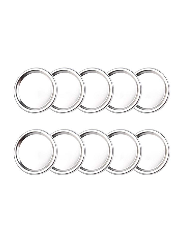 24PCS Regular Mouth Mason Jar Lids And Bands Whorl Leak Proof Mason Canning Jar Caps With Wide Mouth Canning Covers Sealing Ring