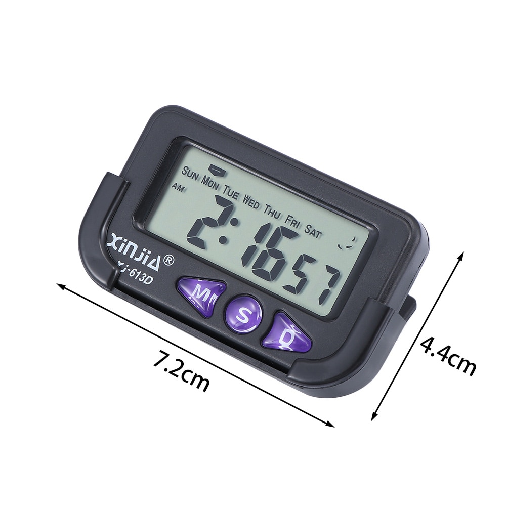 Chronomètre numérique électronique de poche noir, 1 pièce, Portable, , voyage, voiture, automobile, Date, heure, réveil, horloge, Offre Spéciale