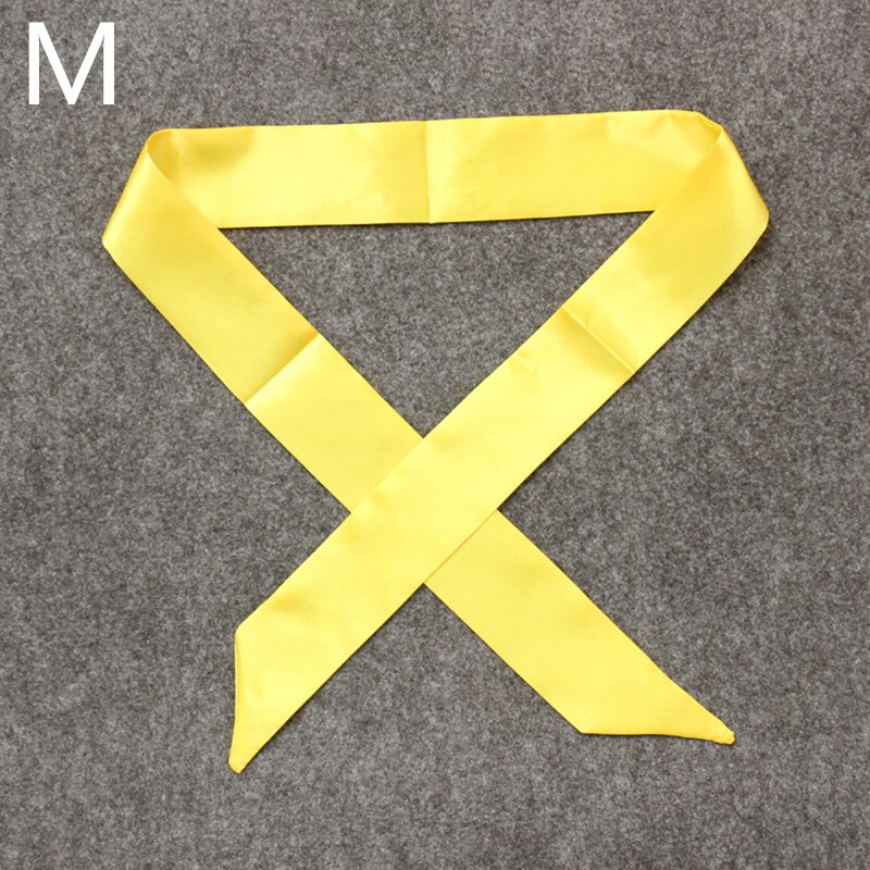 Twill Emulation Silk Solid Bag Scarf Women Small Scarf Ribbon Handbag Hair Long Shawl Bandana Luxury Head Scarf: M