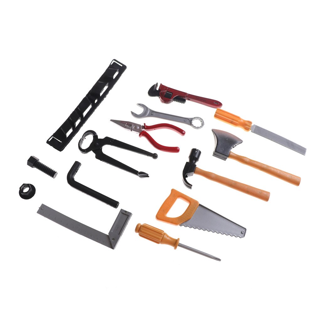 14pcs/Set Repair tool Play House Toys Model For Baby Early Learning Educational Toys Plastic Simulation Tools