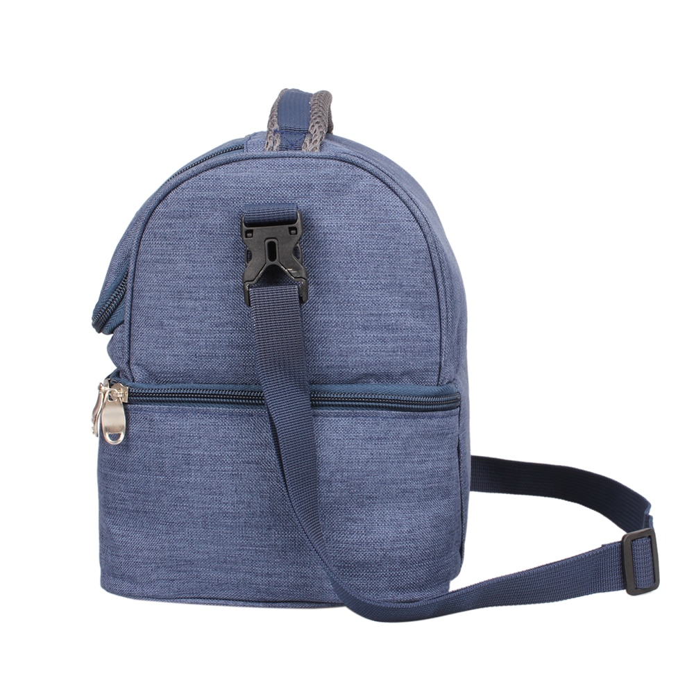 Sanne 7L Dubbeldekker Lunch Tas Thermische Geïsoleerde Oxford Polyester Geïsoleerde Koeltas Werk Outdoor Draagbare Picknick Lunchbox