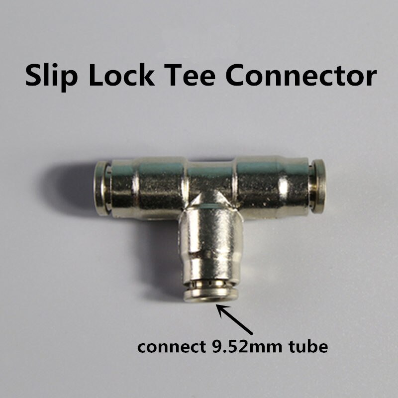 3/8"quick coupling Tee connector,9.52mm water pipe,slip-lock elbow connector,straight connector,switch,spray system accessories: Burgundy