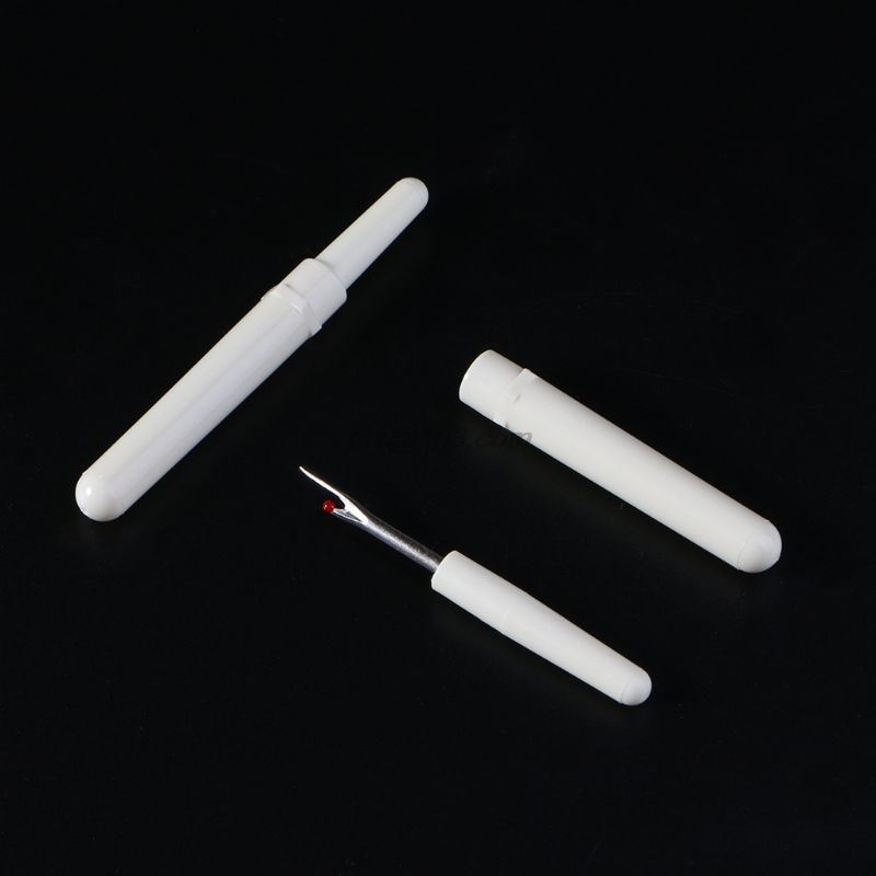 2pcs Sharp Seam Ripper Cross Stitch Unpicker Sewing Craft Tool Plastic Handle Thread Cutter