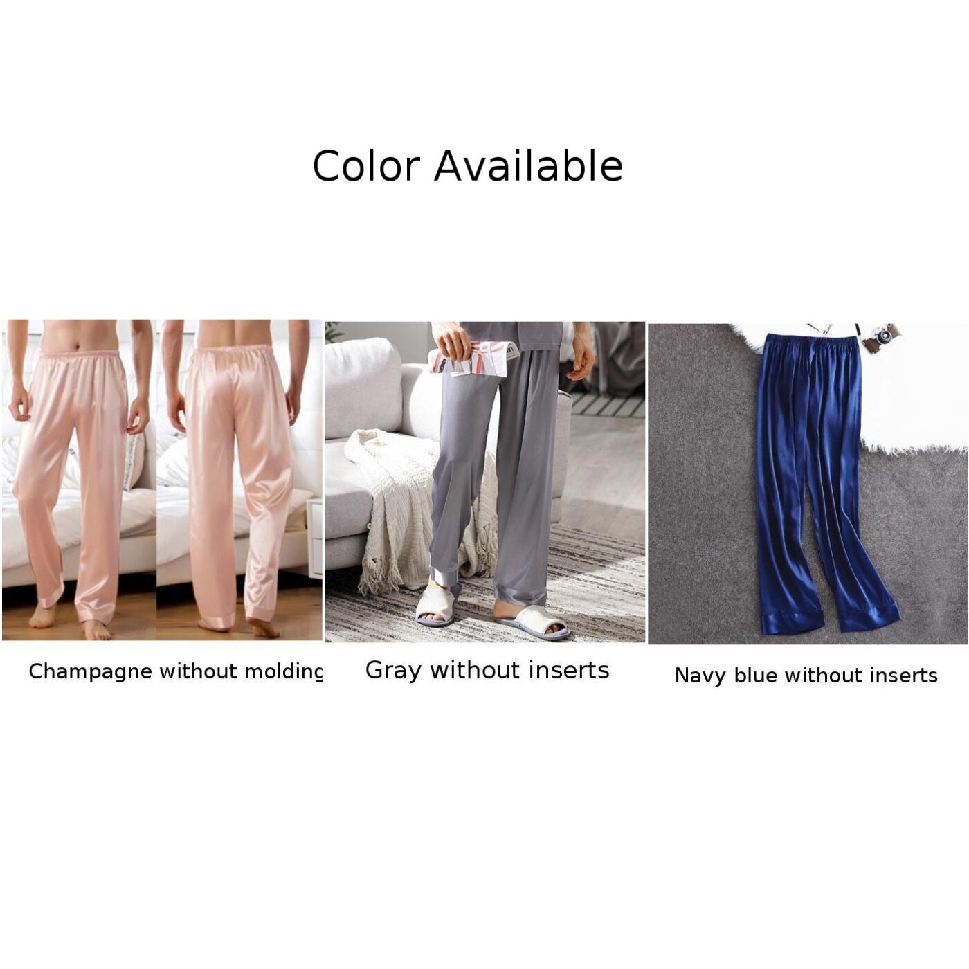 Bottoms Broek Nachtkleding Pyjama Nachtkleding Effen Kleur Loungewear Slaap