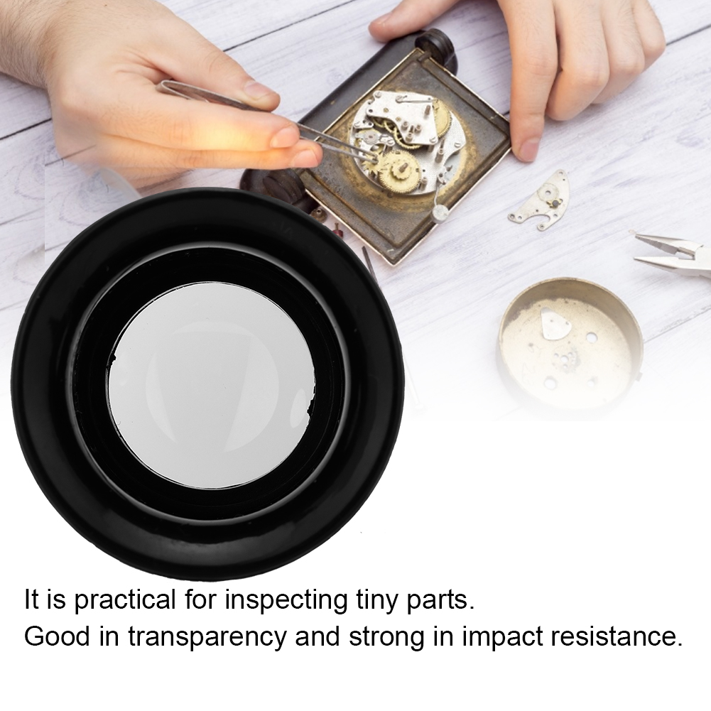 5X 10X Monocular Magnifier Eye Loupe Lens Loop Magnifying Optical Glass Plastic Jewelry Watch Repair Tool for Jeweler Watchmaker