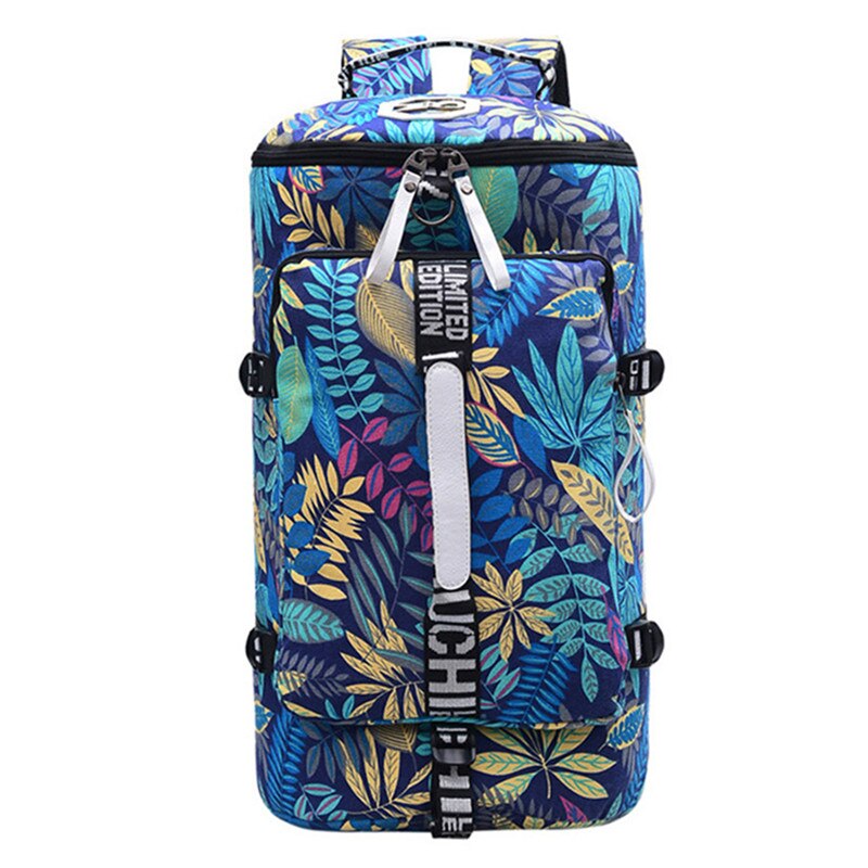 Bekende merken canvas dames reistassen voor dames met grote capaciteit, reisrugzak voor dames, multifunctionele crossbody tas