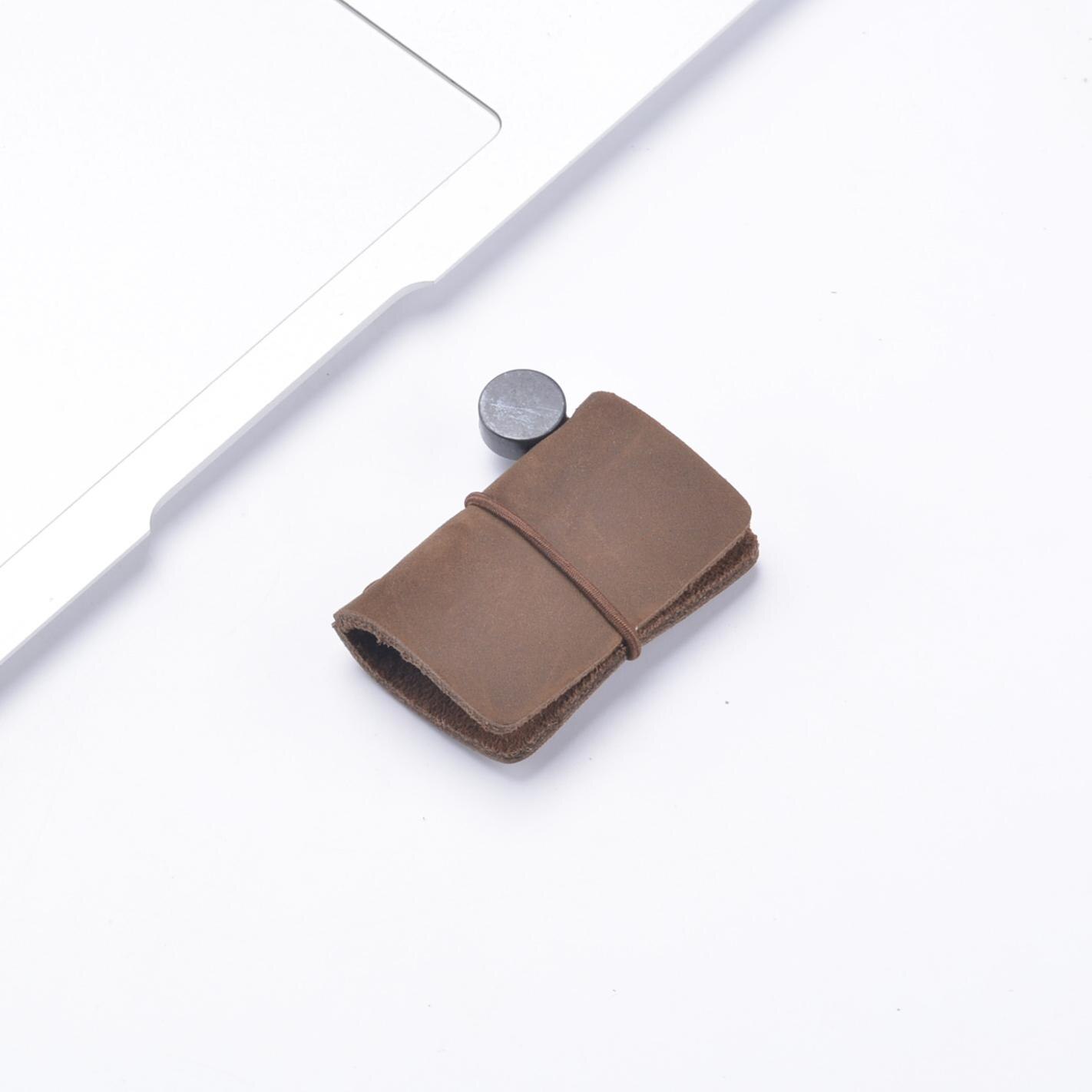 Fromthenon Vintage Retro Pendant For Midori Diary Leather Very Mini Travellers Notebook Decorative Tool Cute Kawaii Stationery: Brown