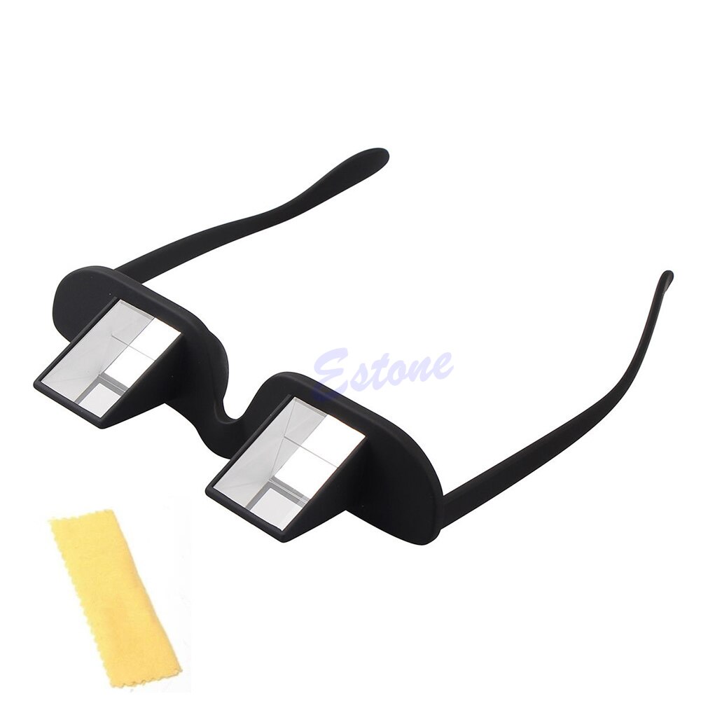 HD Bed Prism Spectacles Horizontal Lazy periscope view Glasses Reading Watch TV Y1AC