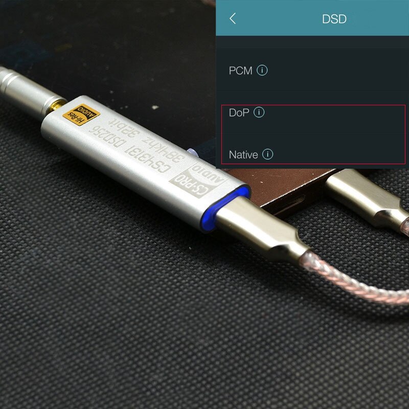 Typ-c-  to 3.5mm- dsd -256- kopfhörerverstärker-adapter dac tragbar usb cirrus logic hifi für ios win 10 pc