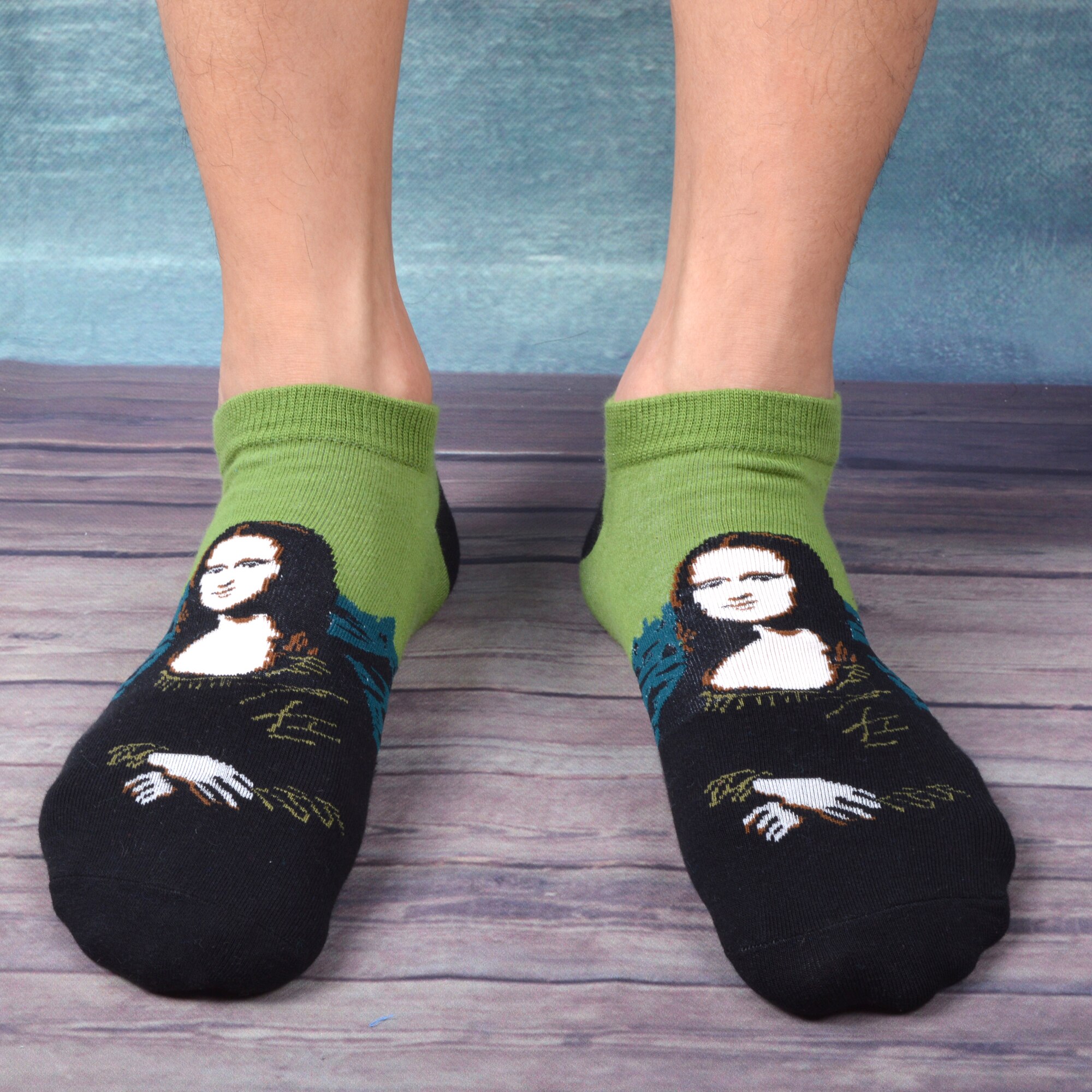 Sanzetti heren 6 paar/lot kleurrijke zomer gekamde katoenen enkelsokken gestreepte geruite ademende harajuku sokken vrolijke sokken voor