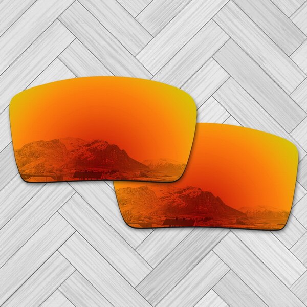 E.O.S 20+ Options Lens Replacement for OAKLEY Eyepatch 2 Sunglass: Fire Red Mirror