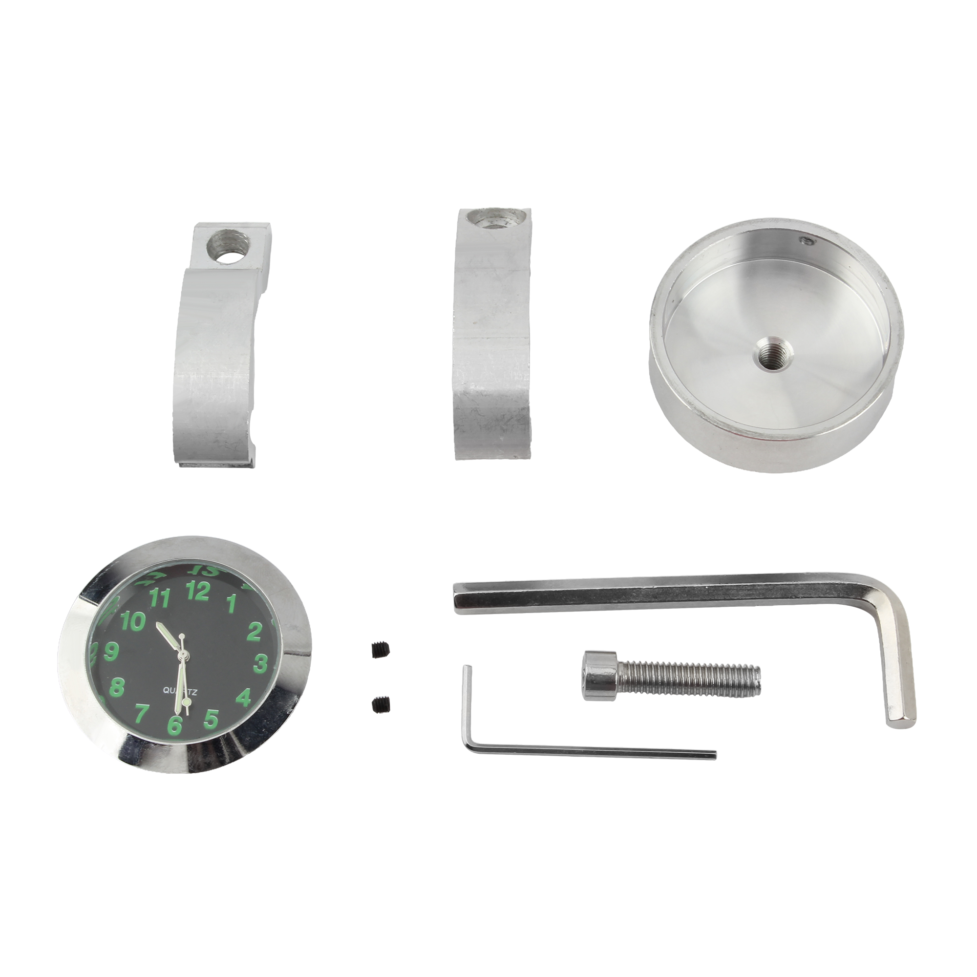 Motorrad zubehör wasserdichte Uhr Universal- Motorrad Lenker halterung mocti lucent Uhr Uhr Schmutz Grube Fahrrad Teile