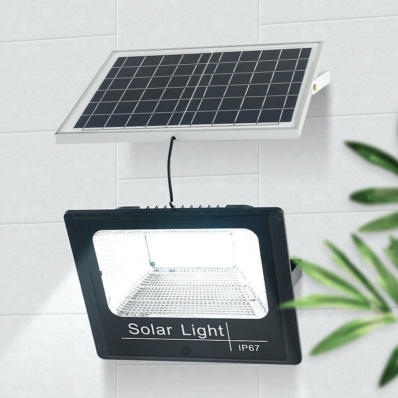 100W 80W Outdoor LED Flood Light Outdoor Security Floodlight Spotlight IP67 Waterproof Solar Street Lamp Landscape Lighting