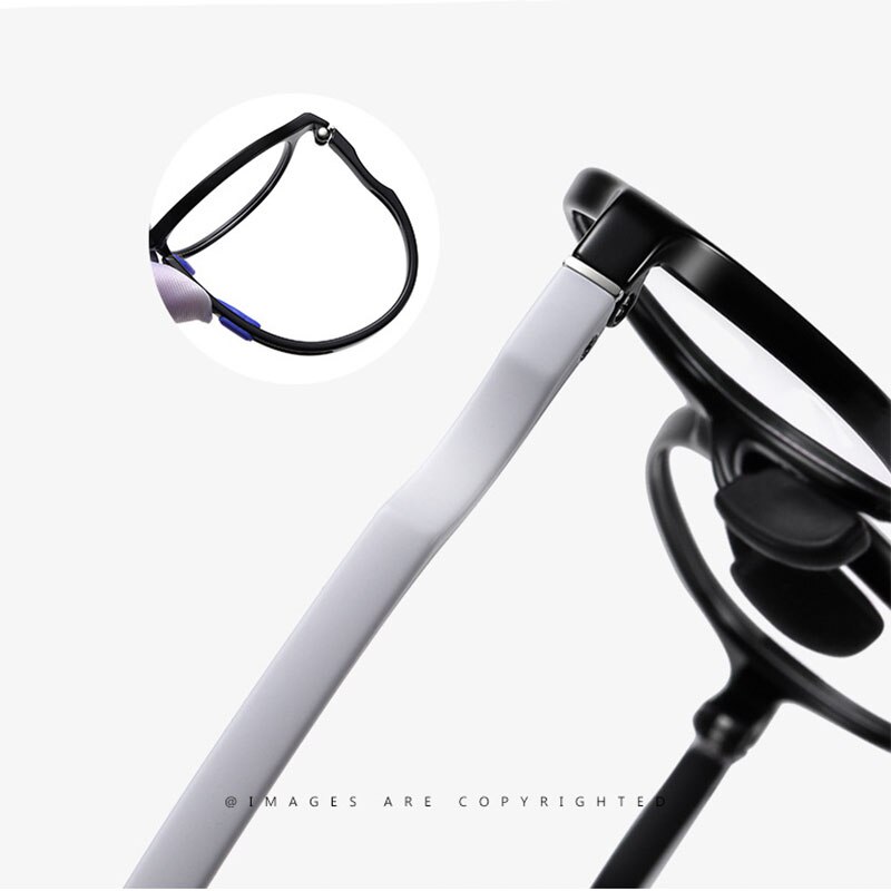 Round Blue Light Kids Glasses Optical Frame Children Boy Girls Computer Transparent Blocking Anti Reflective Eyeglasses