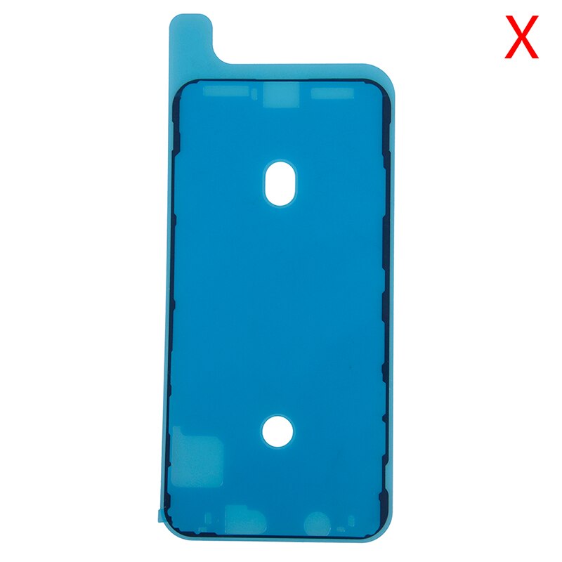 2PC Adhesive Waterproof Sticker For for IPhone 6s 6s plus 7s 7 plus 8 8 plus XR X XS Screen Tape Adhesive Glue Repair Part: Red