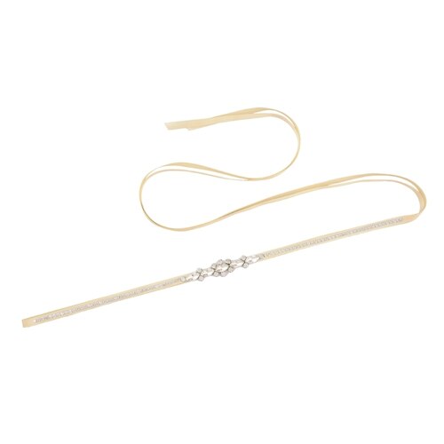 Cinturones de boda brillantes y finos, fajas nupciales de diamantes de imitación, cinturones de novia de plata fina para mujer, cinturón de para accesorio de boda: champagne